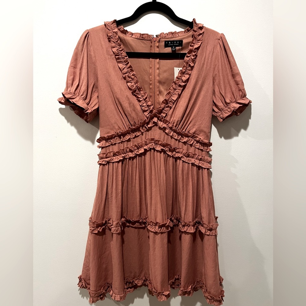 NWT Pink Ruffled Dress